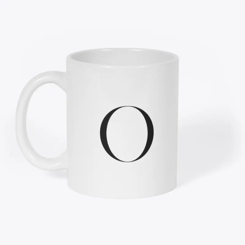 O Initial Coffee Mug