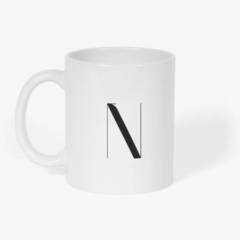 N Initial Coffee Mug