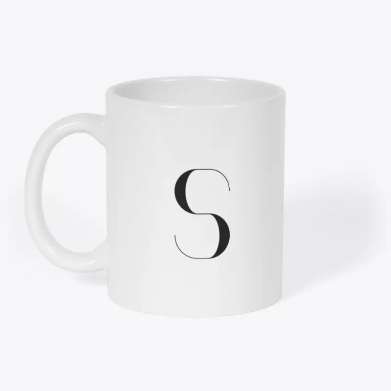 S Initial Coffee Mug