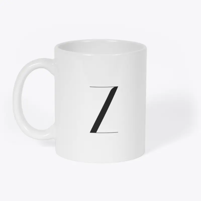 Z Initial Coffee Mug