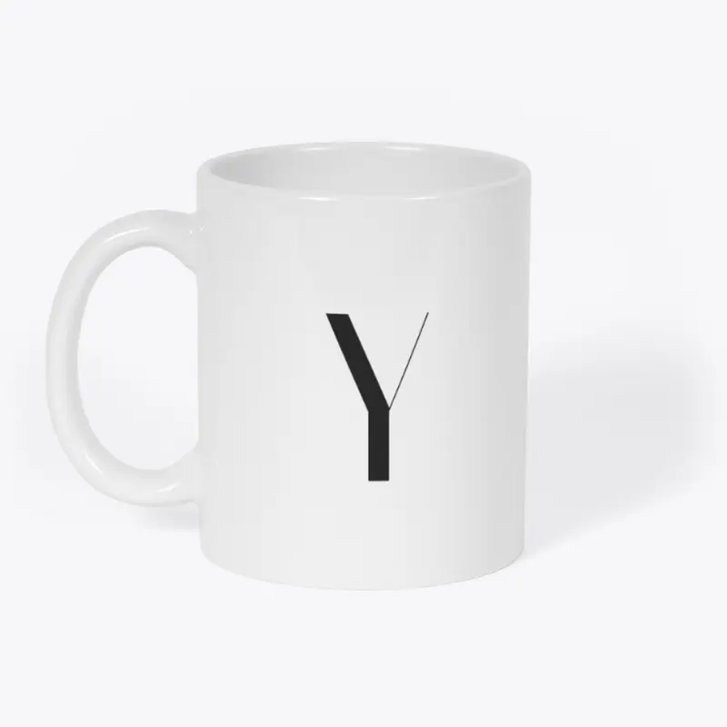 Y Initial Coffee Mug