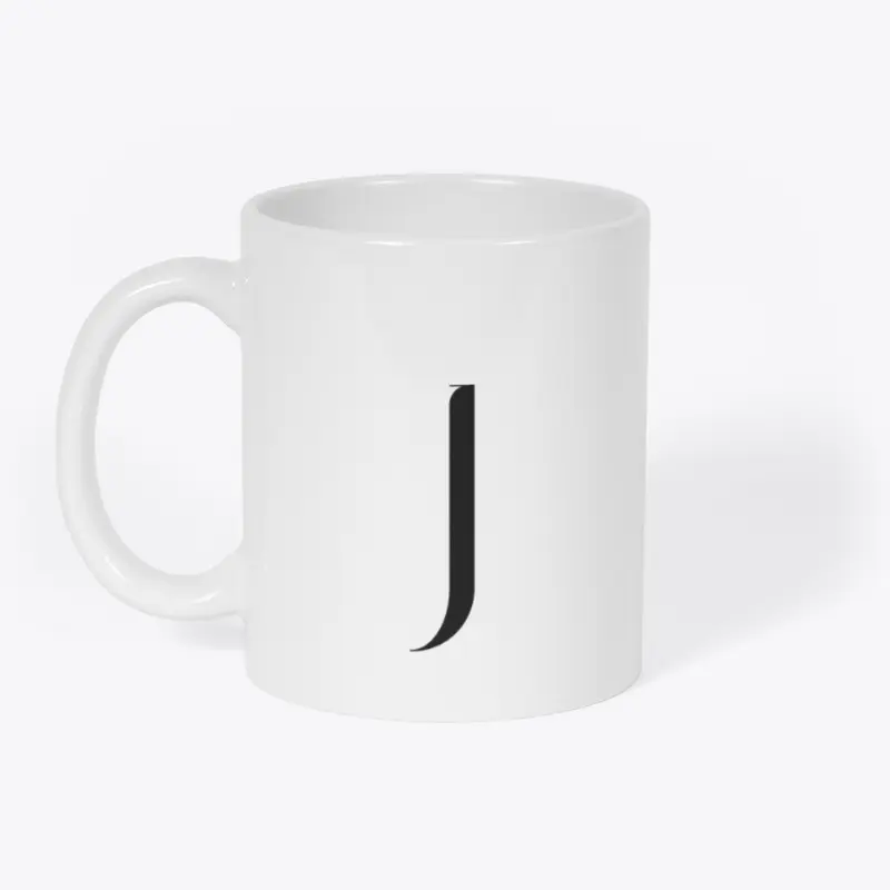 J Initial Coffee Mug